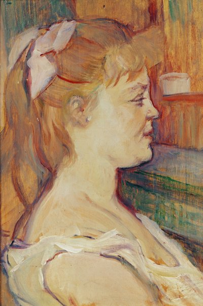 Hemmafru, 1894 (olja på trä) av Henri de Toulouse-Lautrec